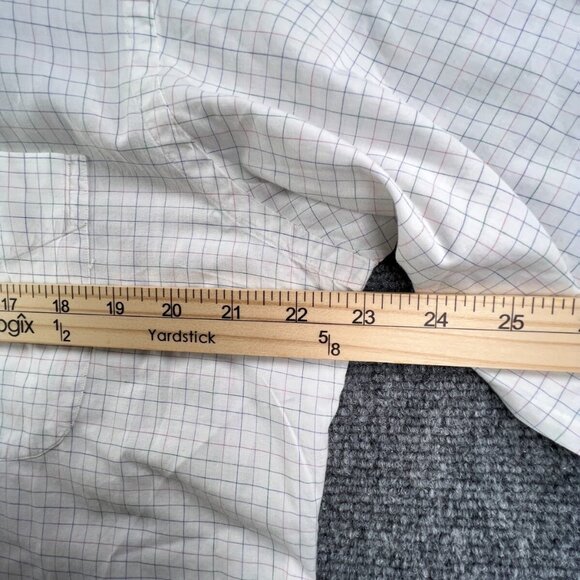 Gitman Bros For Fashion Post Louisville Button Up Shirt 16 34 Check USA Made - Picture 6 of 16